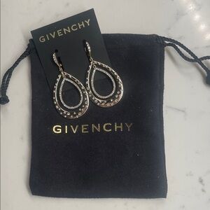Givenchy New Gold Teardrop Earrings